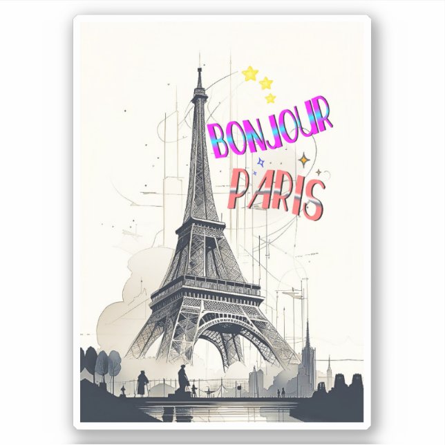 Bonjour Colourful Paris (Front)