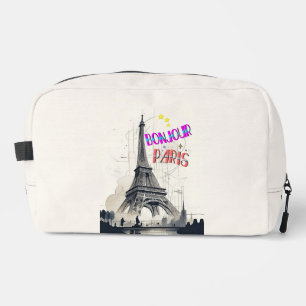 Bonjour Colourful Paris Dopp Kit
