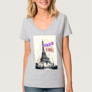 Bonjour Colourful Paris T-Shirt