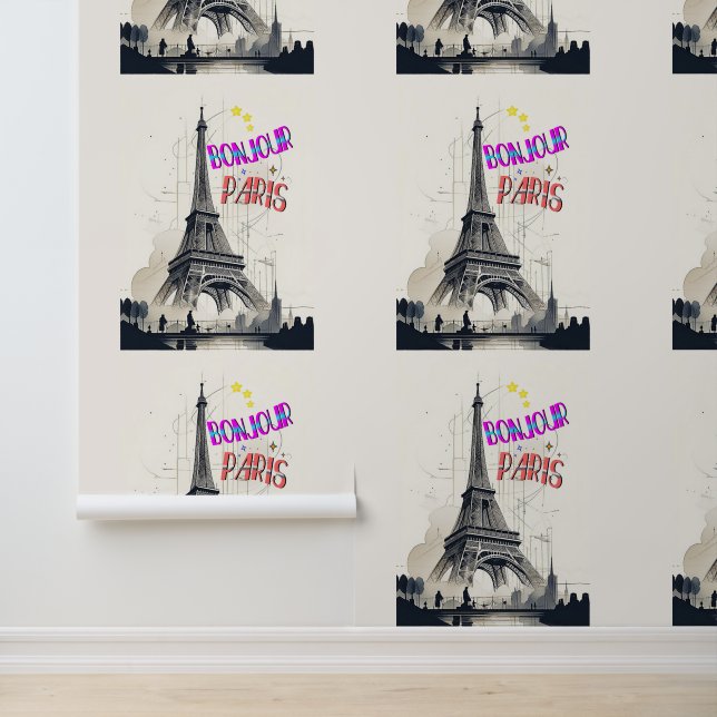 Bonjour Colourful Paris Wallpaper (Application)