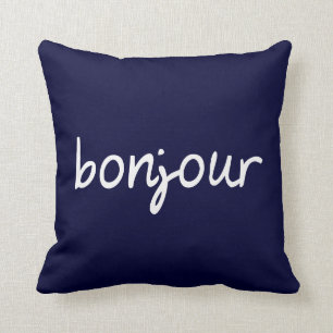Bonjour! Cushion