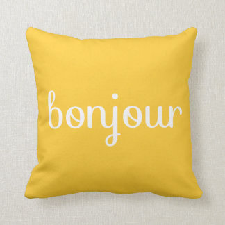 Bonjour! Cushion