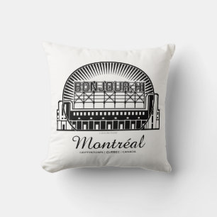 Bonjour, Hi Montréal Cushion