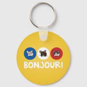 Bonjour! Key Ring