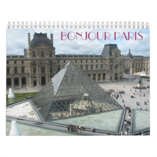 BONJOUR PARIS CALENDAR