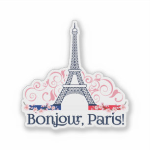 Bonjour Paris Cute Parisian Design