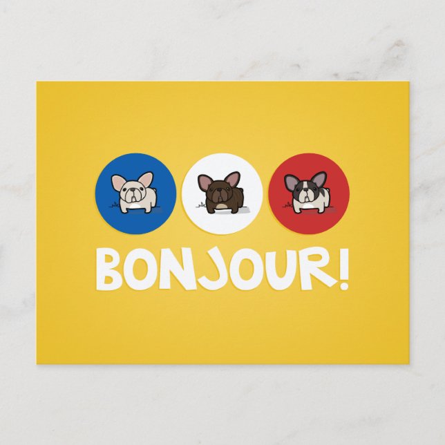 Bonjour! Postcard (Front)
