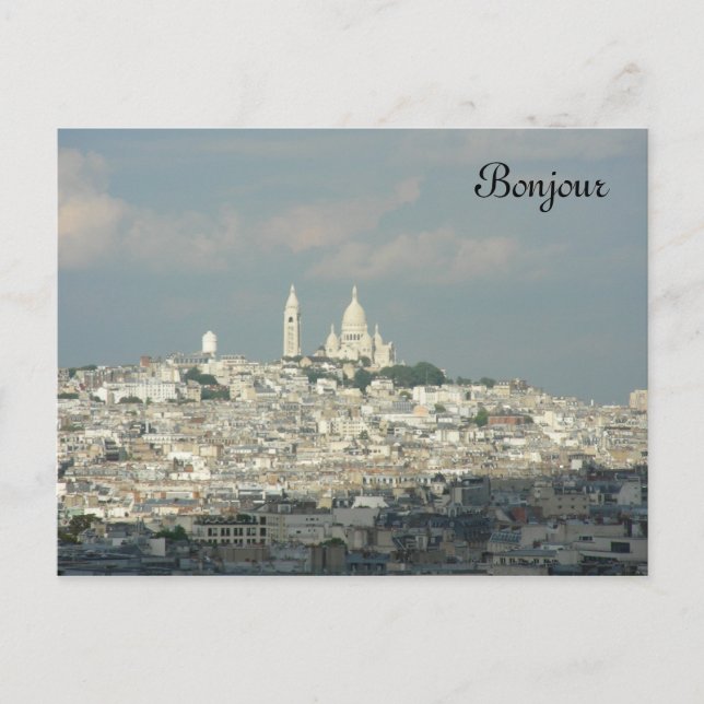 Bonjour Postcard (Front)
