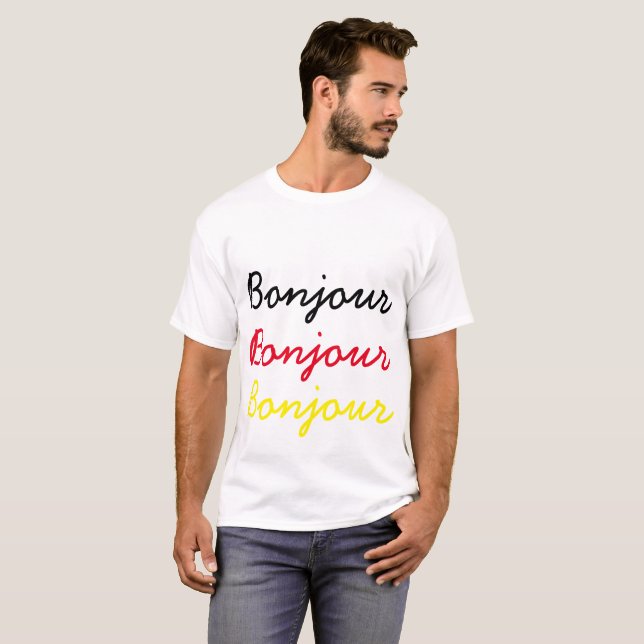 Bonjour T-Shirt (Front Full)