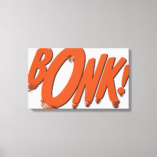 BONK! CANVAS PRINT