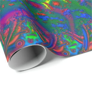 Bonkers 3D Fractal Wrapping Paper