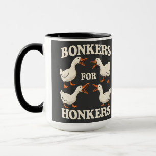 Bonkers For Honkers Goose Design   Goose Lover Gif Mug