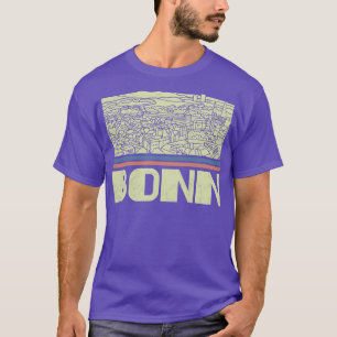 Bonn City Gift Germany City Silhouette Skyline Deu T-Shirt
