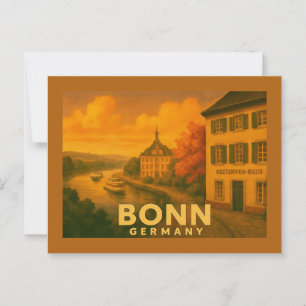 Bonn Germany City Art Postcard