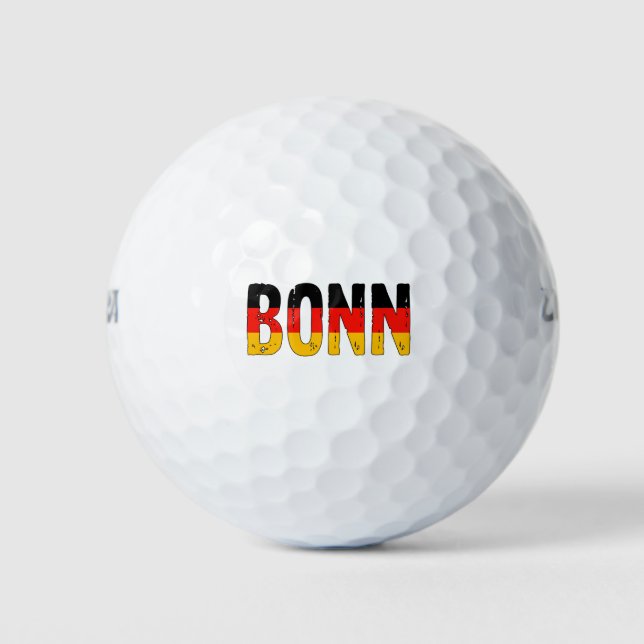 Bonn Germany Golf Balls (Front)
