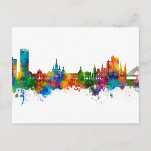 Bonn Germany Skyline Postcard
