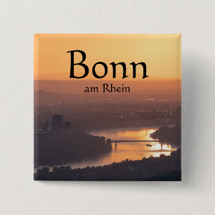 Bonn Germany Souvenir 15 Cm Square Badge
