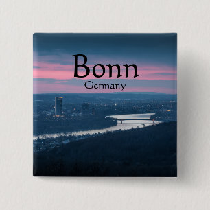 Bonn Germany Souvenir 15 Cm Square Badge