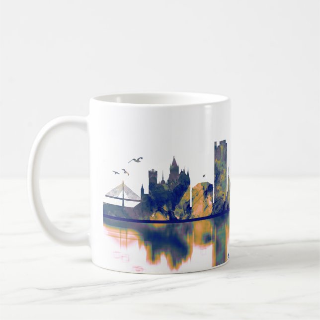 Bonn Skyline Coffee Mug (Left)