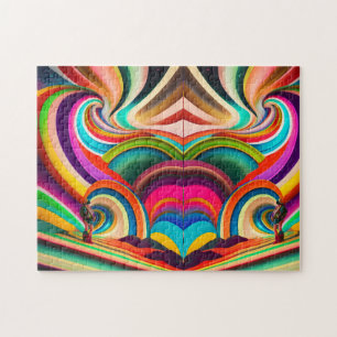 Bonnaroo abstract art jigsaw puzzle