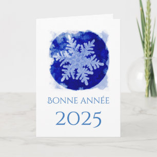 Bonne Annee - snowflake - 2025 Holiday Card