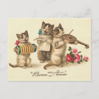 "Bonne Annee" Vintage French New Year Postcard