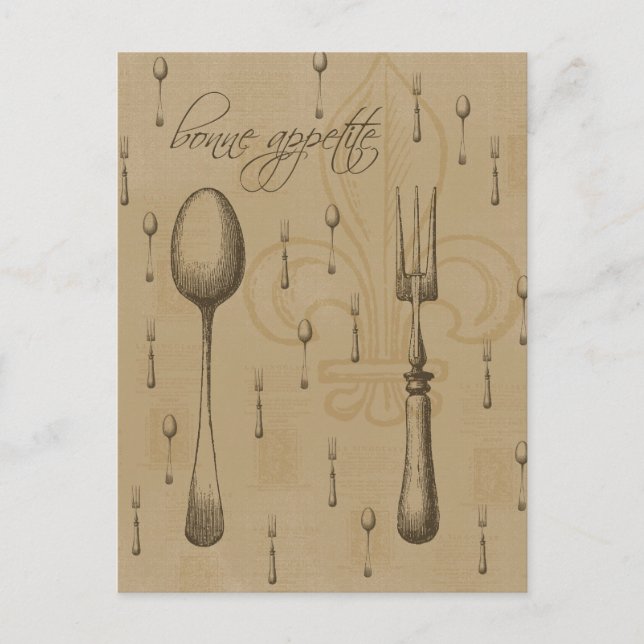 Bonne Appetite Postcard (Front)