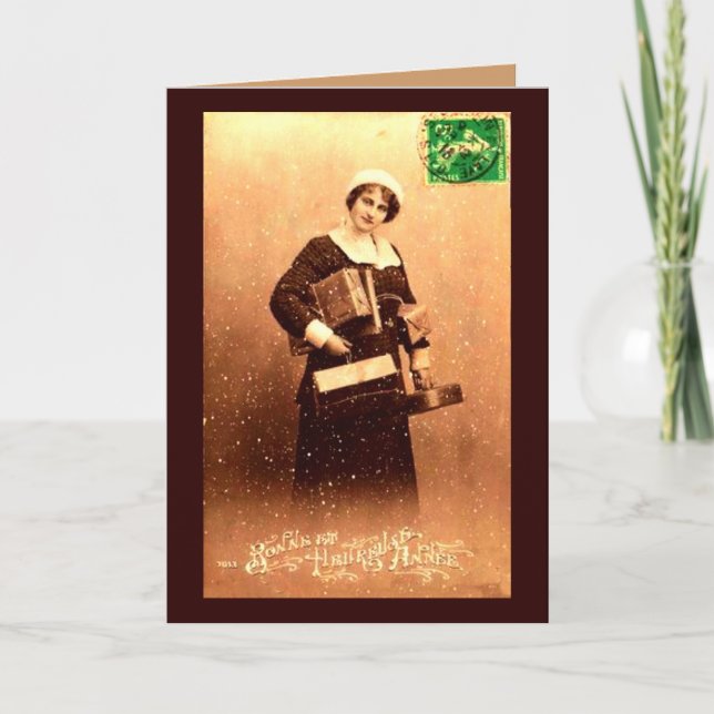 Bonne et Heureuse Annee  Card (Front)