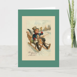 Bonne et heureuse Annee French New Year Card