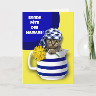 Bonne Fête des Mamans. Mother's Day in French Card