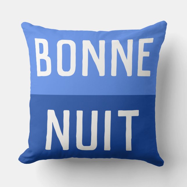 Bonne Nuit Cushion (Front)