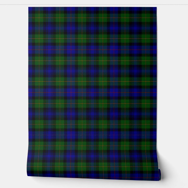 Bonner Tartan Plaid Scottish Clan Wallpaper (Unrolling)