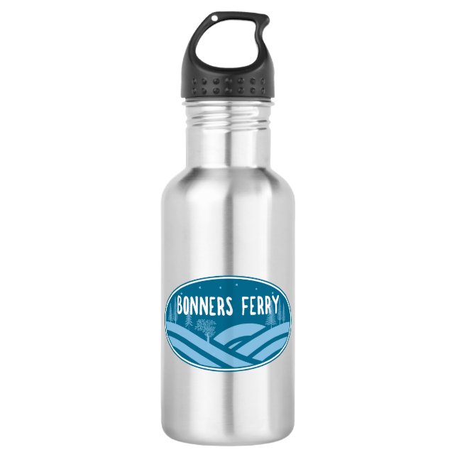Bonners Ferry Idaho Outdoors 532 Ml Water Bottle (Front)