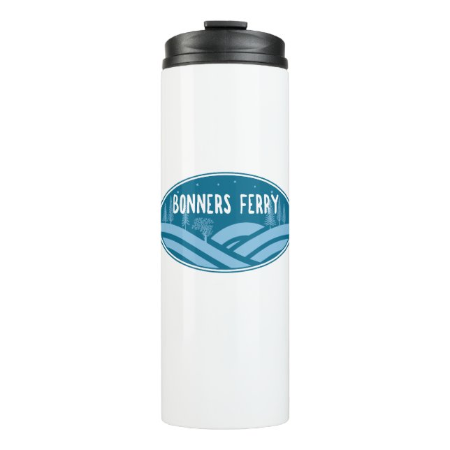 Bonners Ferry Idaho Outdoors Thermal Tumbler (Front)