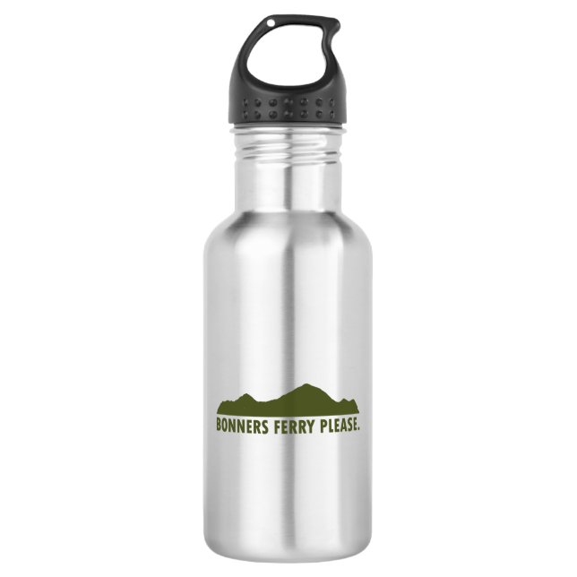 Bonners Ferry Idaho Please 532 Ml Water Bottle (Front)