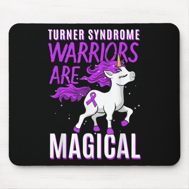 Bonnevie Ullrich Turner Syndrome Awareness 45,x0 T Mouse Mat (Front)
