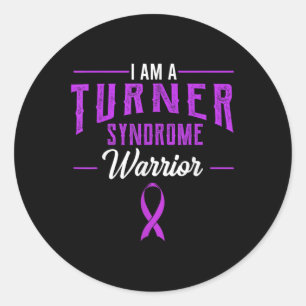 Bonnevie Ullrich Turner Syndrome Awareness 45,x0 W Classic Round Sticker