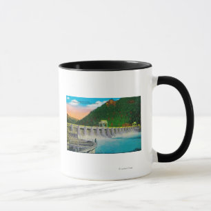 Bonneville Dam on Columbia River Mug