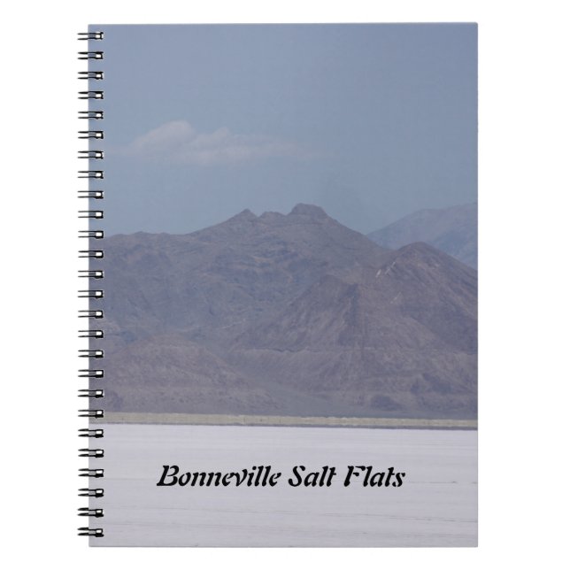 Bonneville Salt Flats  Notebook (Front)