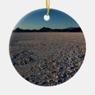 Bonneville Salt Flats, Utah Ceramic Tree Decoration