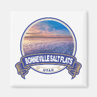 Bonneville Salt Flats Utah Travel Badge