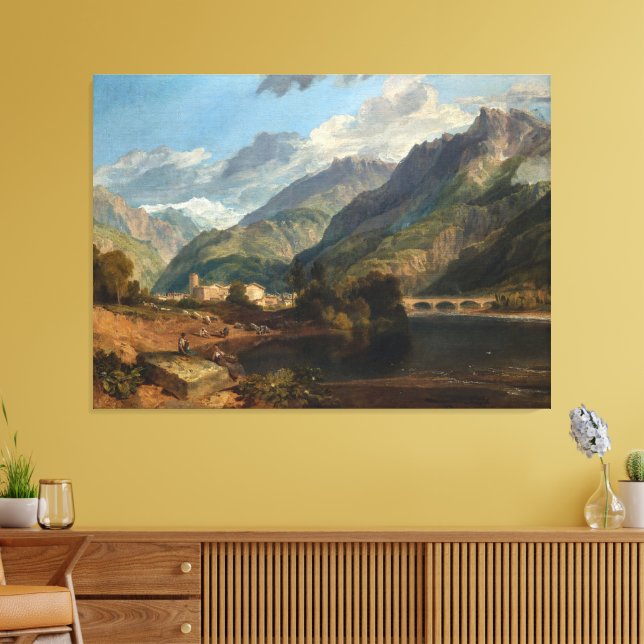 Bonneville, Savoy Canvas Print (Insitu(LivingRoom))