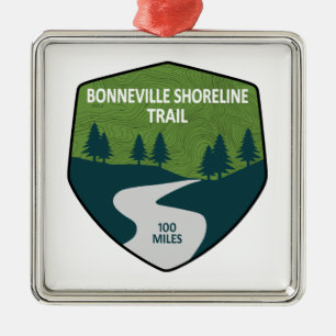Bonneville Shoreline Trail Metal Tree Decoration