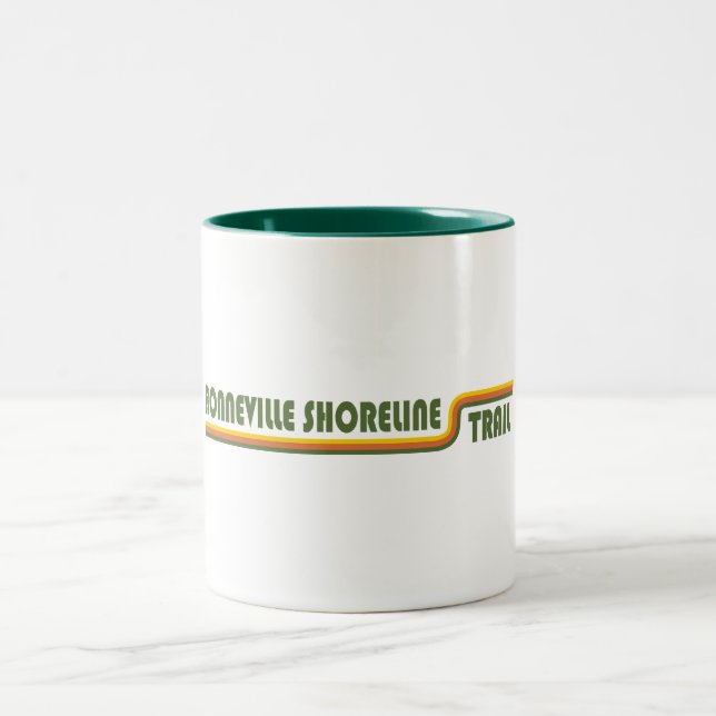 Bonneville Shoreline Trail Two-Tone Coffee Mug (Center)