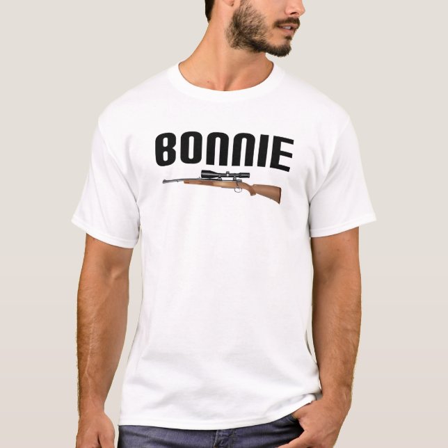 Bonnie and Clyde Couple T-Shirt (Front)