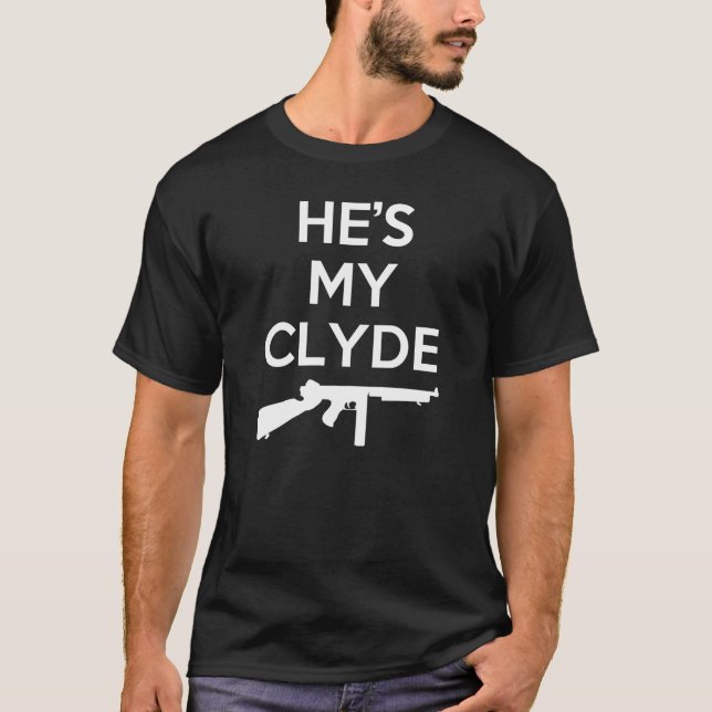 Bonnie and Clyde Couple T-Shirt (Front)
