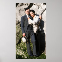 Bonnie And Clyde Embrace 1933 Remastered