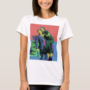 Bonnie and Clyde Pop Art T-Shirt