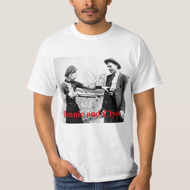 Bonnie and Clyde Star Crossed Lovers or What T-Shirt (Front)