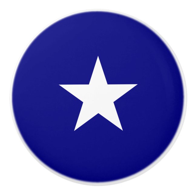 Bonnie Blue Flag Ceramic Knob (Front)